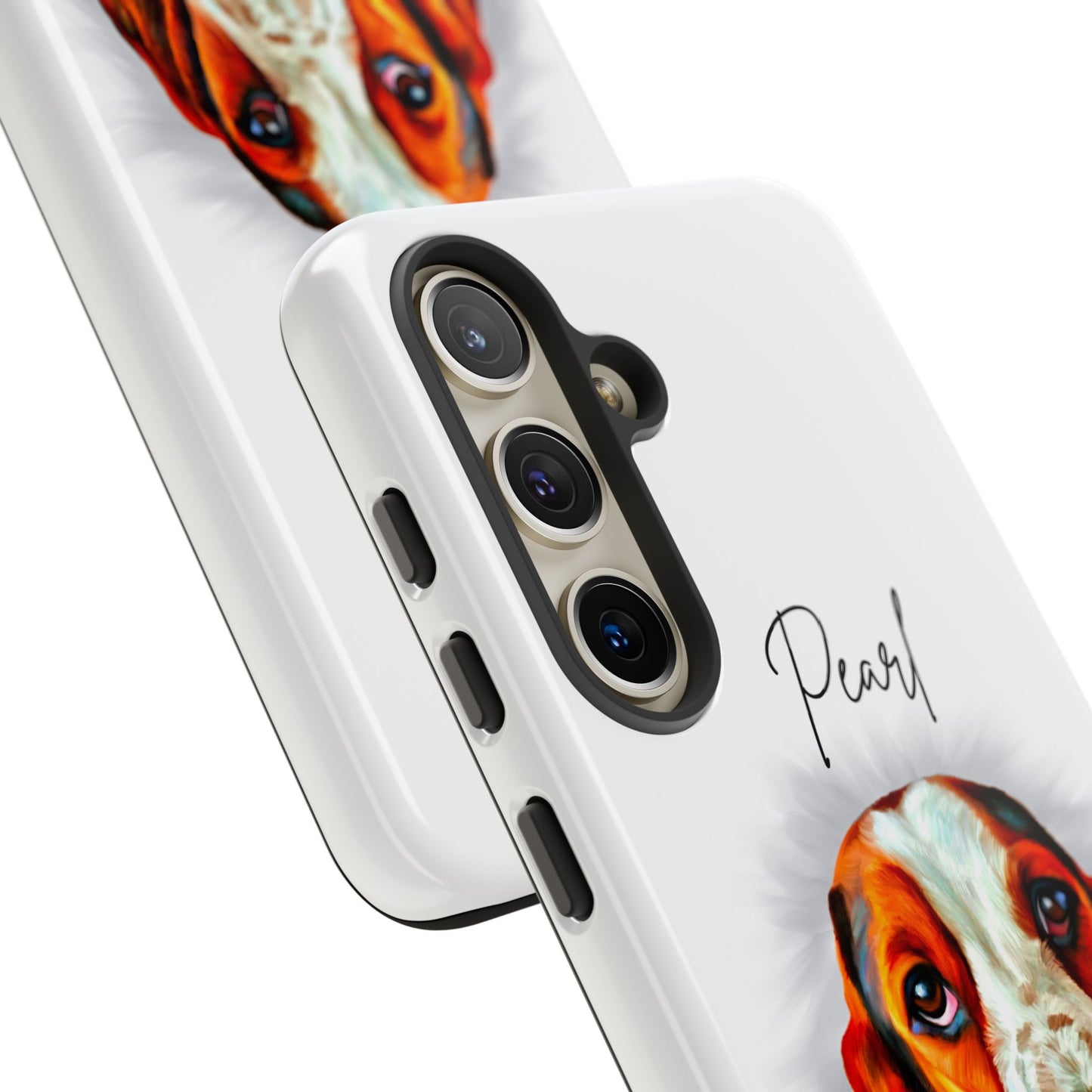 Custom Pet Portrait Tough Phone Cases