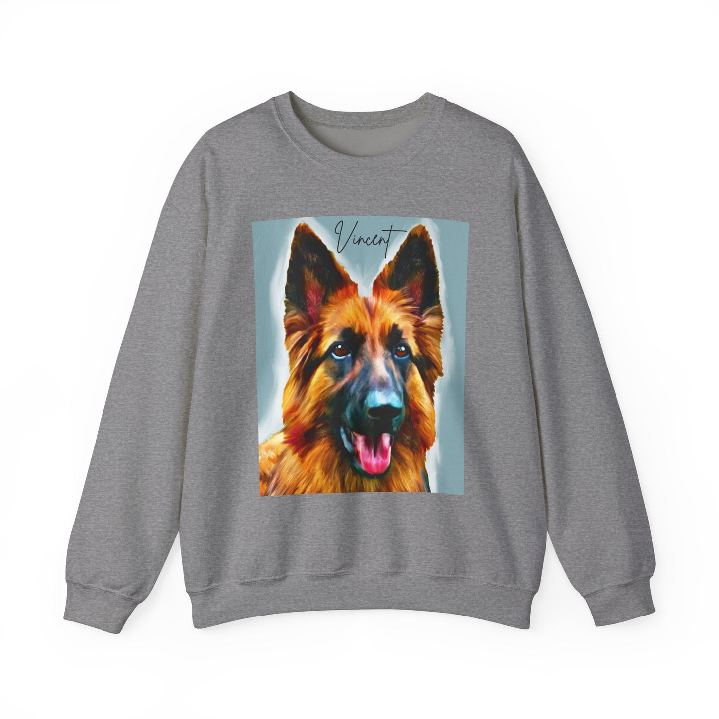 Custom Pet Portrait Unisex Crewneck Sweatshirt