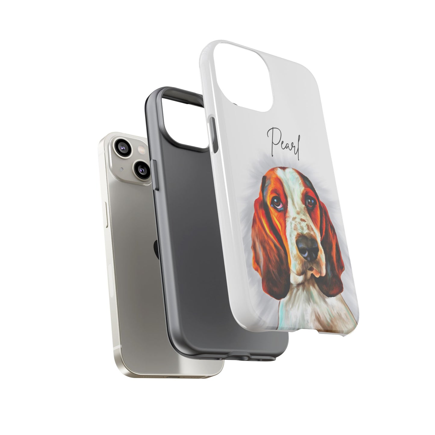 Custom Pet Portrait Tough Phone Cases