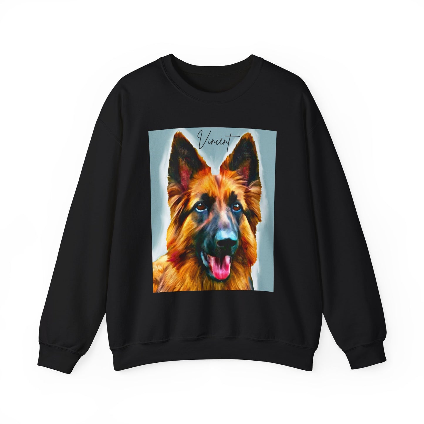 Custom Pet Portrait Unisex Crewneck Sweatshirt