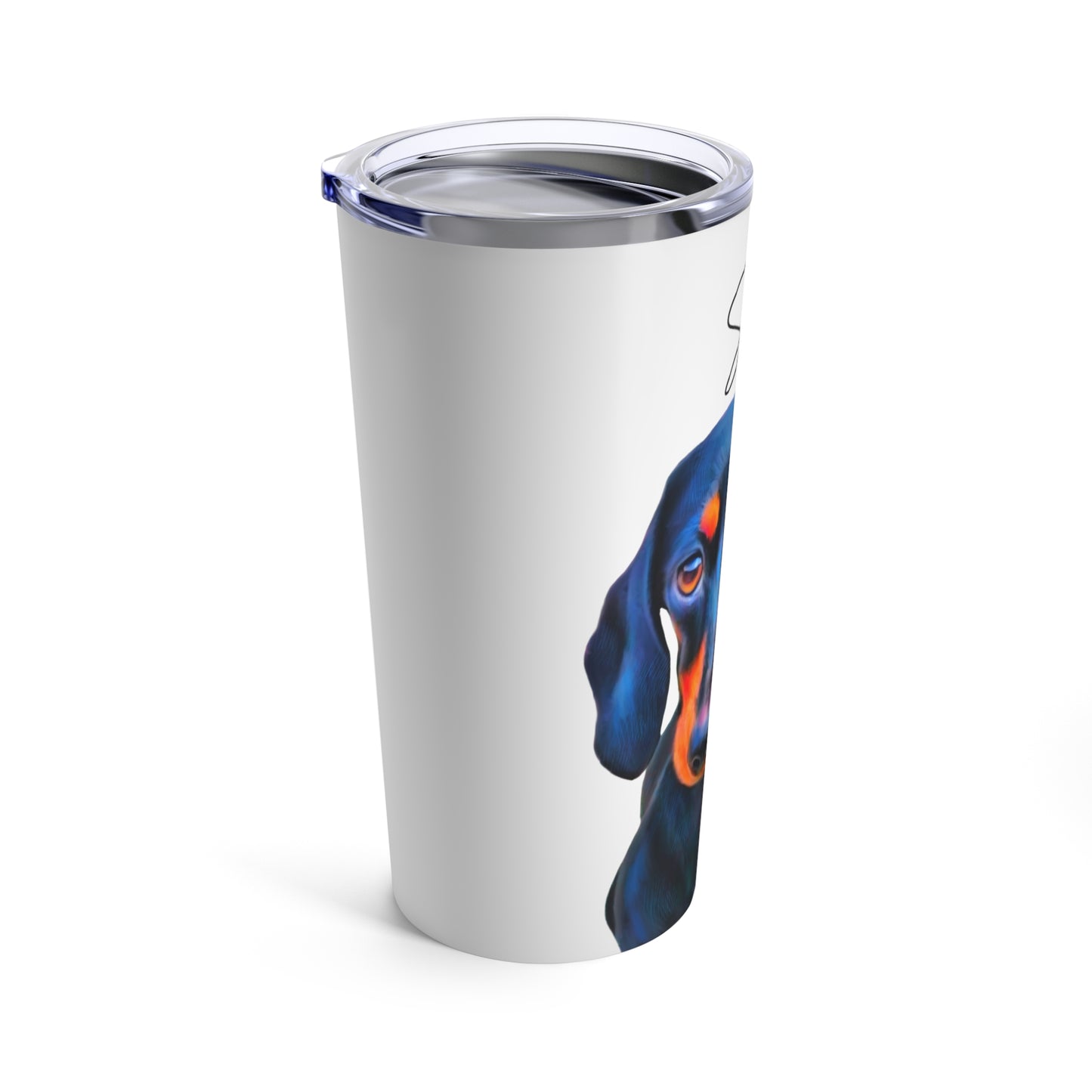 Custom Pet Portrait Stainless Steel Tumbler 20oz