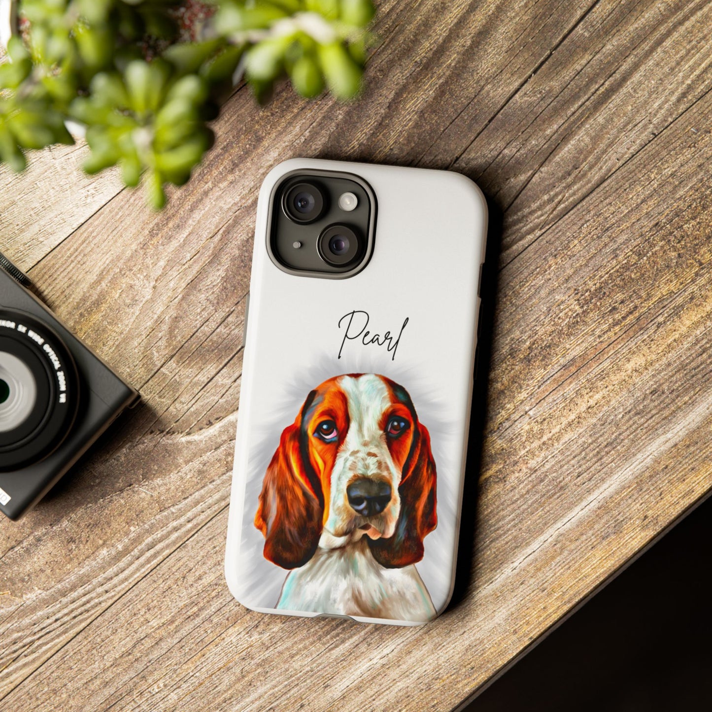 Custom Pet Portrait Tough Phone Cases