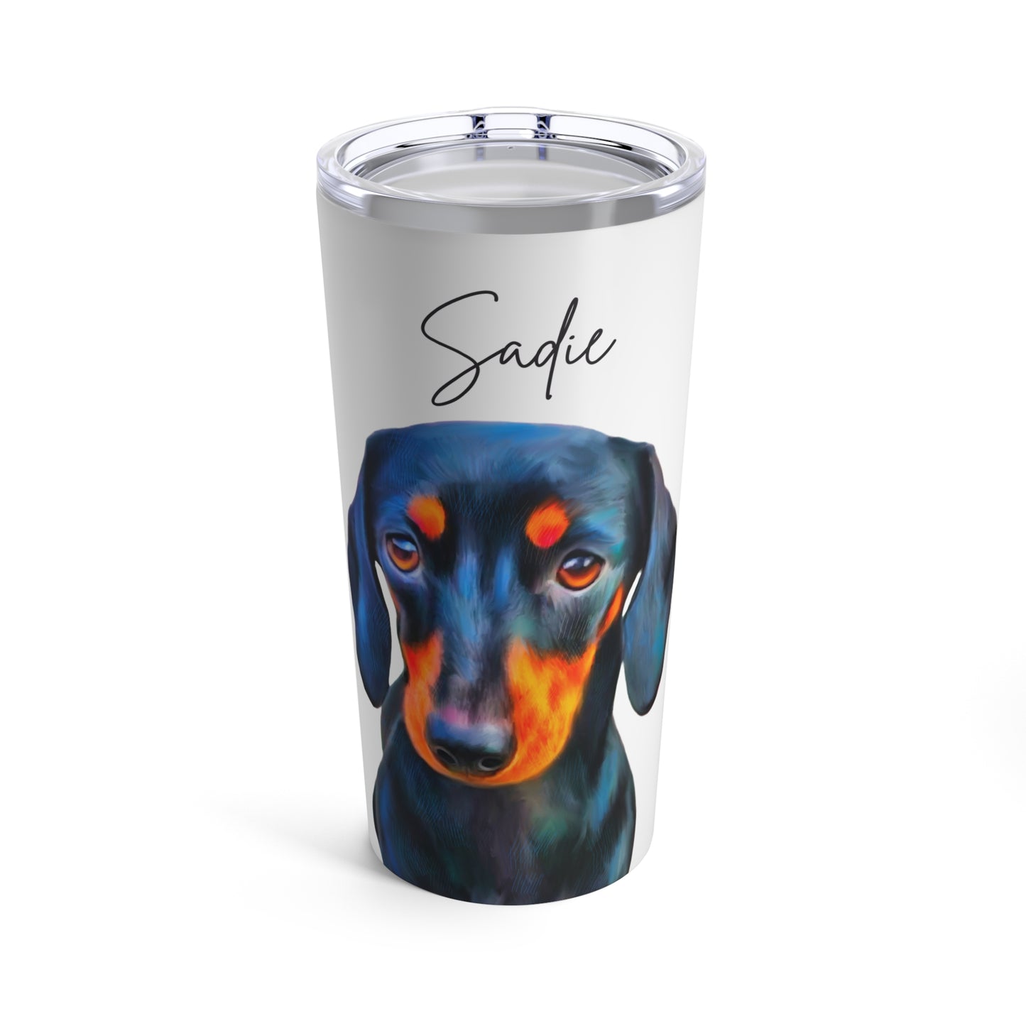 Custom Pet Portrait Stainless Steel Tumbler 20oz