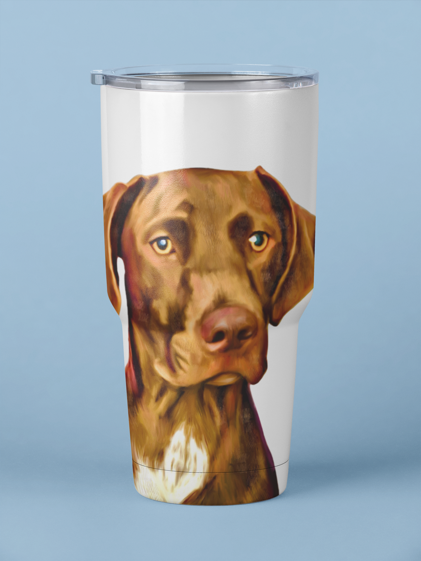 Custom Pet Portrait Stainless Steel Tumbler 20oz